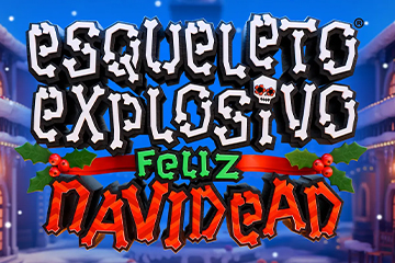 Esqueleto Explosivo Feliz Navidead