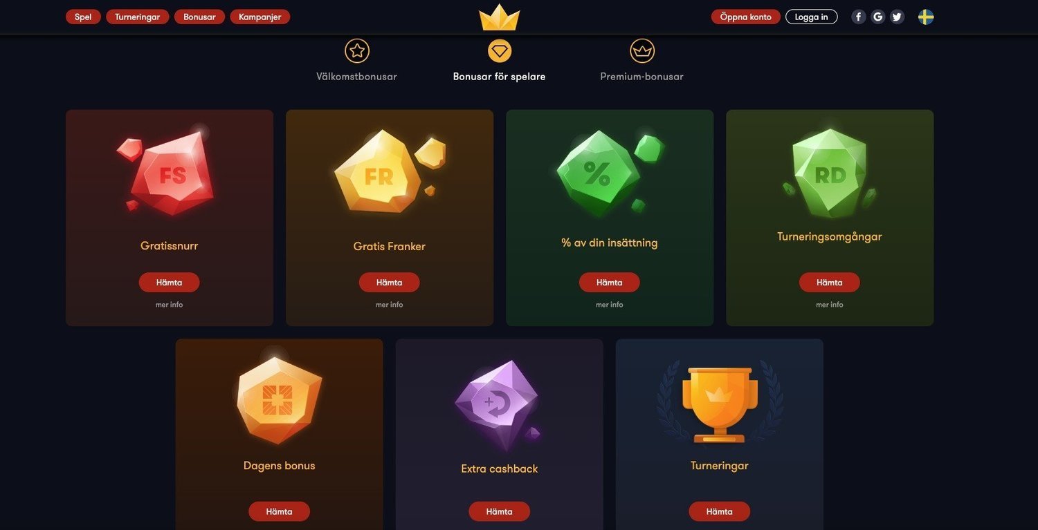 online casino bonusar